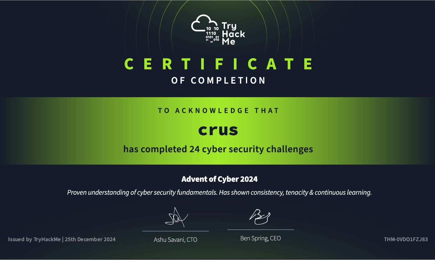 Advent of Cyber 2024 (TryHackMe)